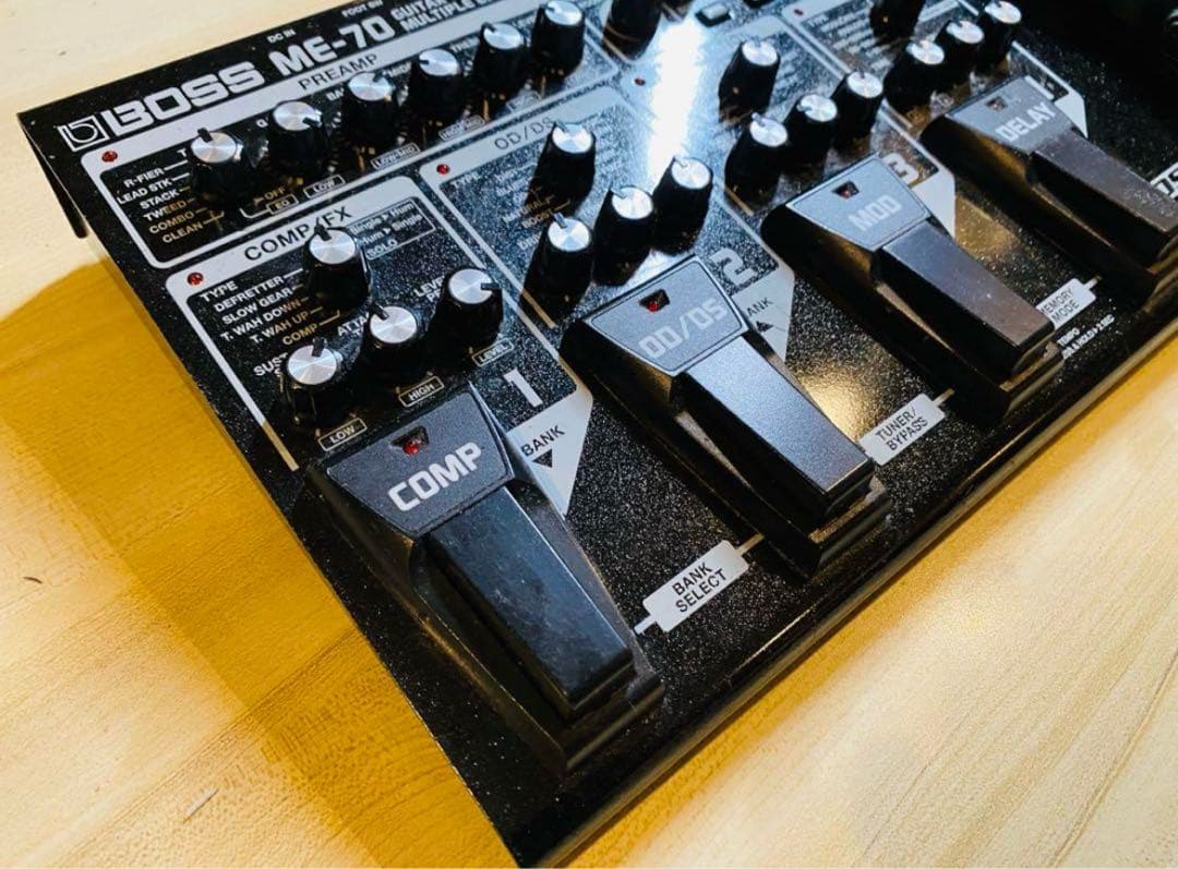 BOSS ME-70 ギター マルチエフェクター 取説付き　DCケーブル付属