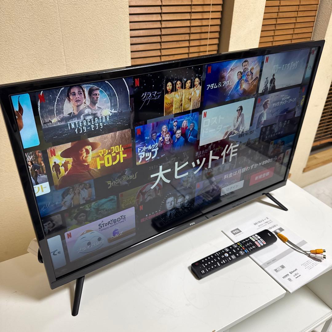 TCL 2021年製 32V型スマートTV androidテレビ