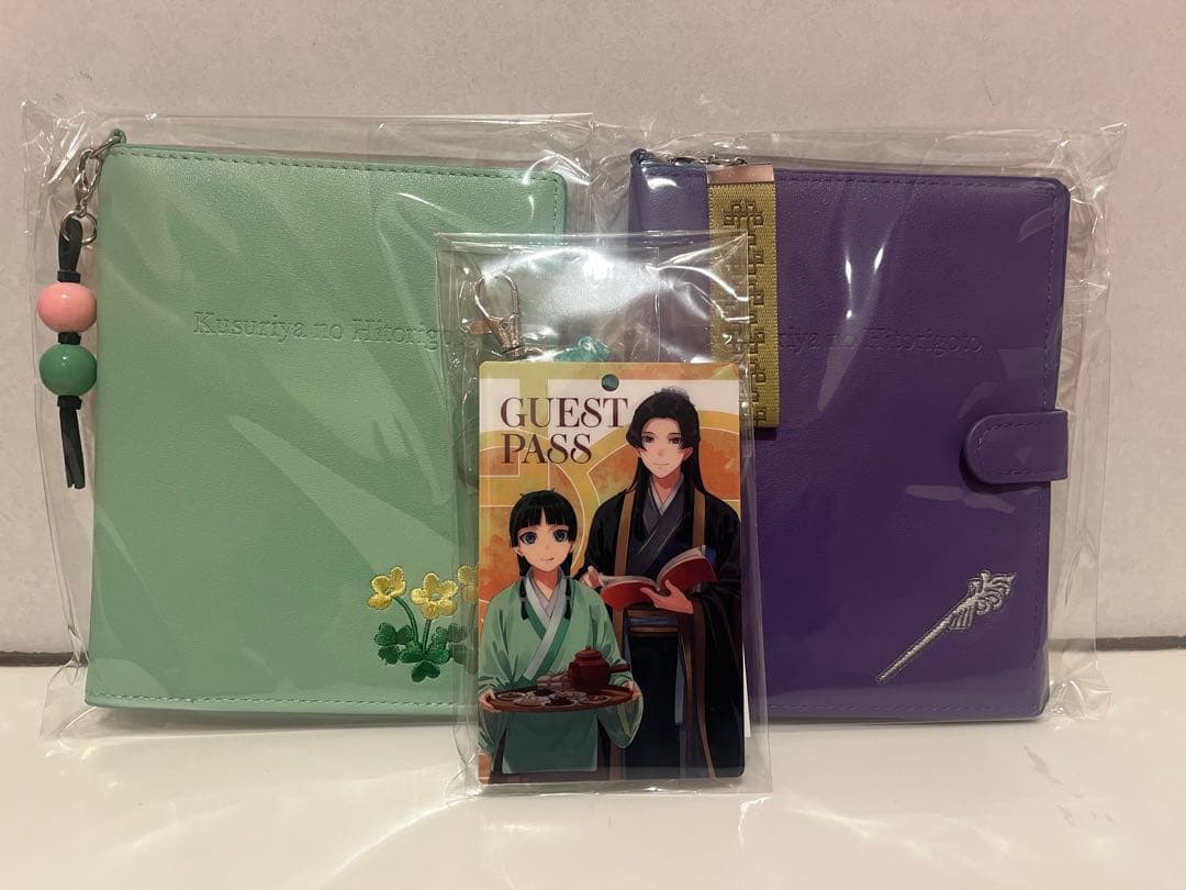 薬屋のひとりごと　原作展　特典　パス&ネックストラップ・マルチケース　猫猫　壬氏