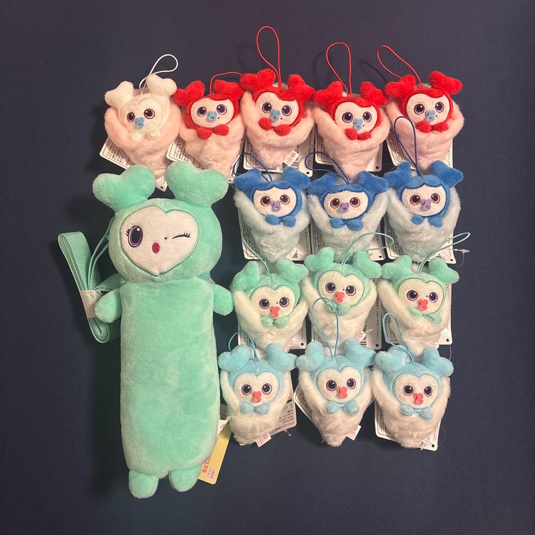 TWICE LOVELYS おくるみマスコット　のびふにゃポーチ　15点セット