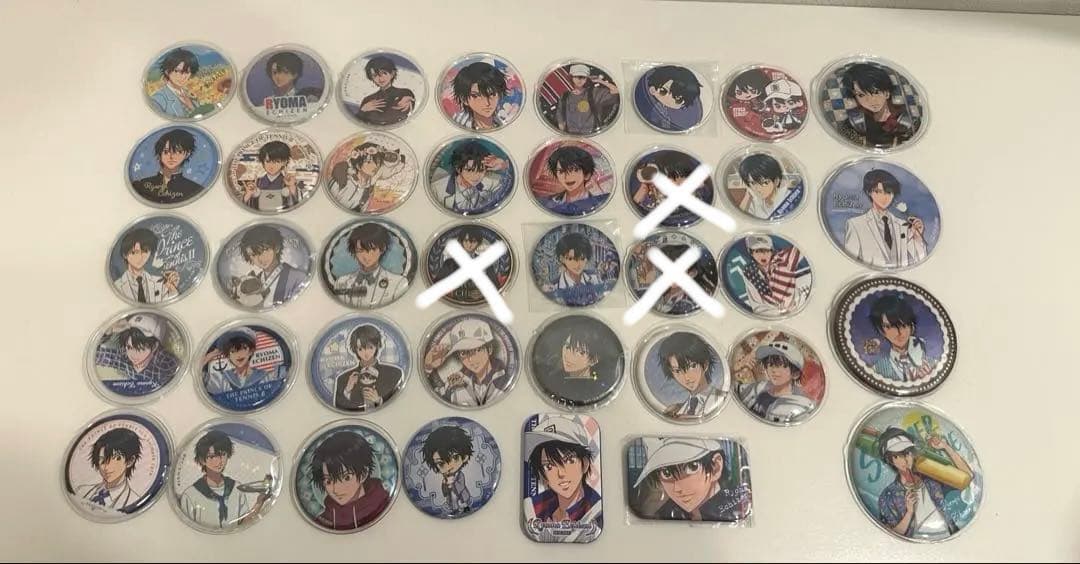 越前リョーマ　缶バッジ　まとめ売り　テニスの王子様　テニプリ