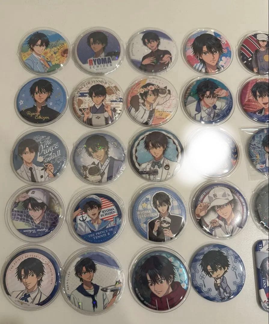 越前リョーマ　缶バッジ　まとめ売り　テニスの王子様　テニプリ