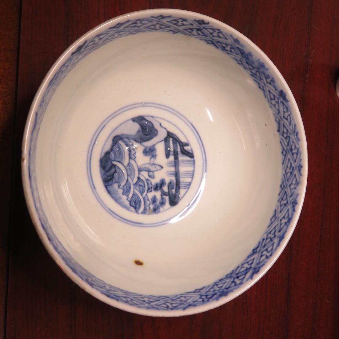 蓋物 ペア 色絵付 錦蒸し茶碗 金彩 古伊万里 蔵出し 初荷 B