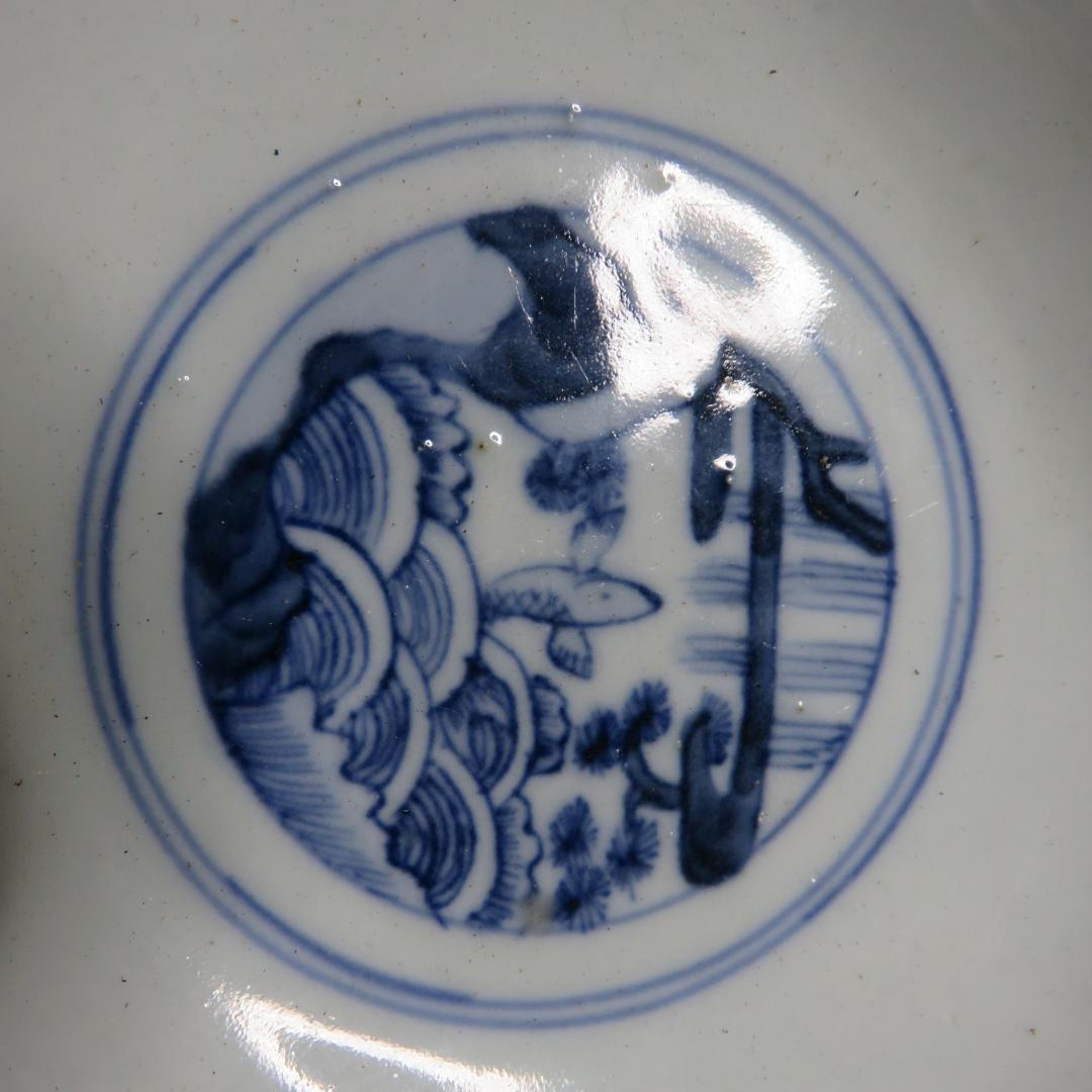 蓋物 ペア 色絵付 錦蒸し茶碗 金彩 古伊万里 蔵出し 初荷 B