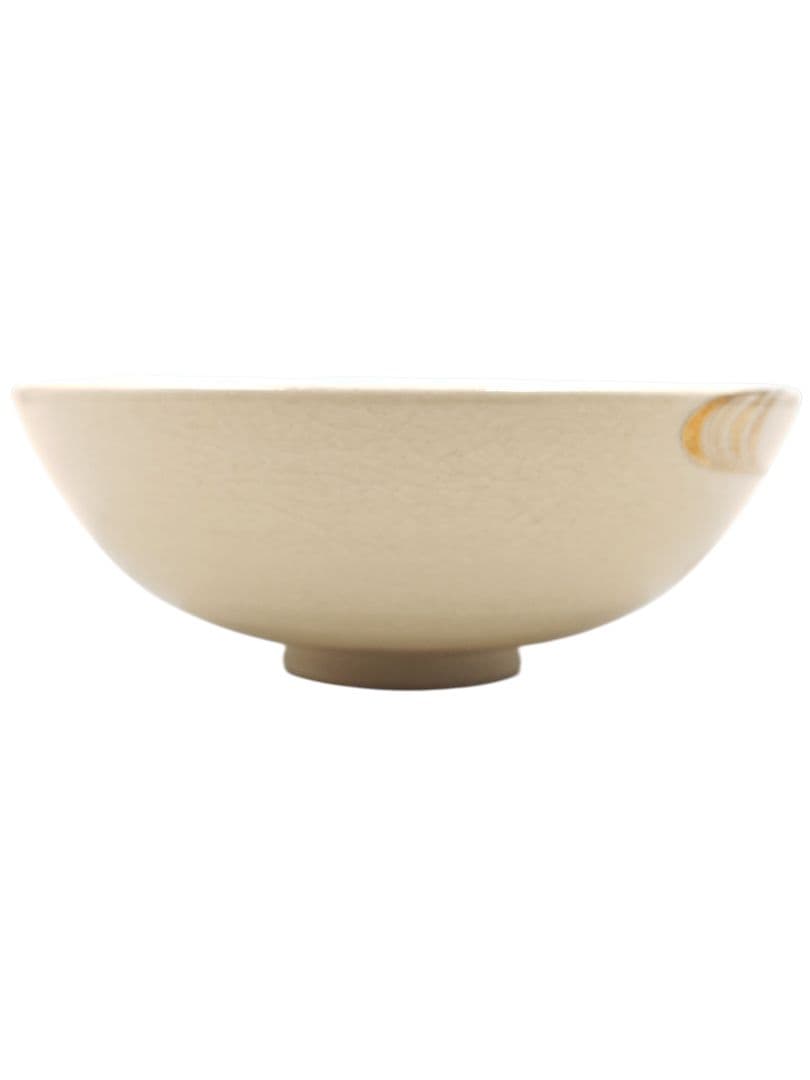 清閑寺窯【杉田祥平】 『仁清写 色絵 金銀彩 青もみじ 平茶碗』在印 共箱 茶碗