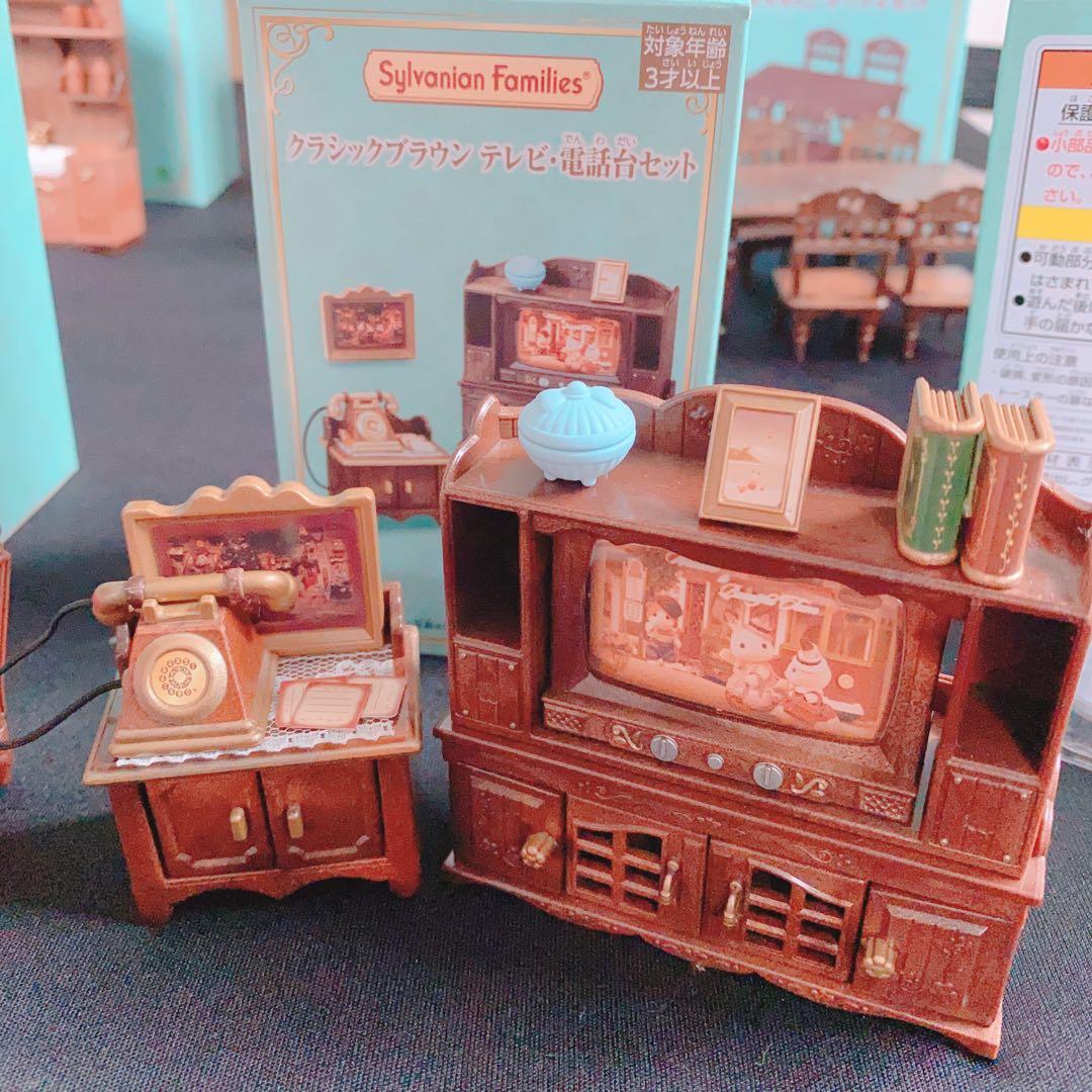 レア！　シルバニアファミリー　赤い屋根の大きなお家クラシックカラーフルセット＋