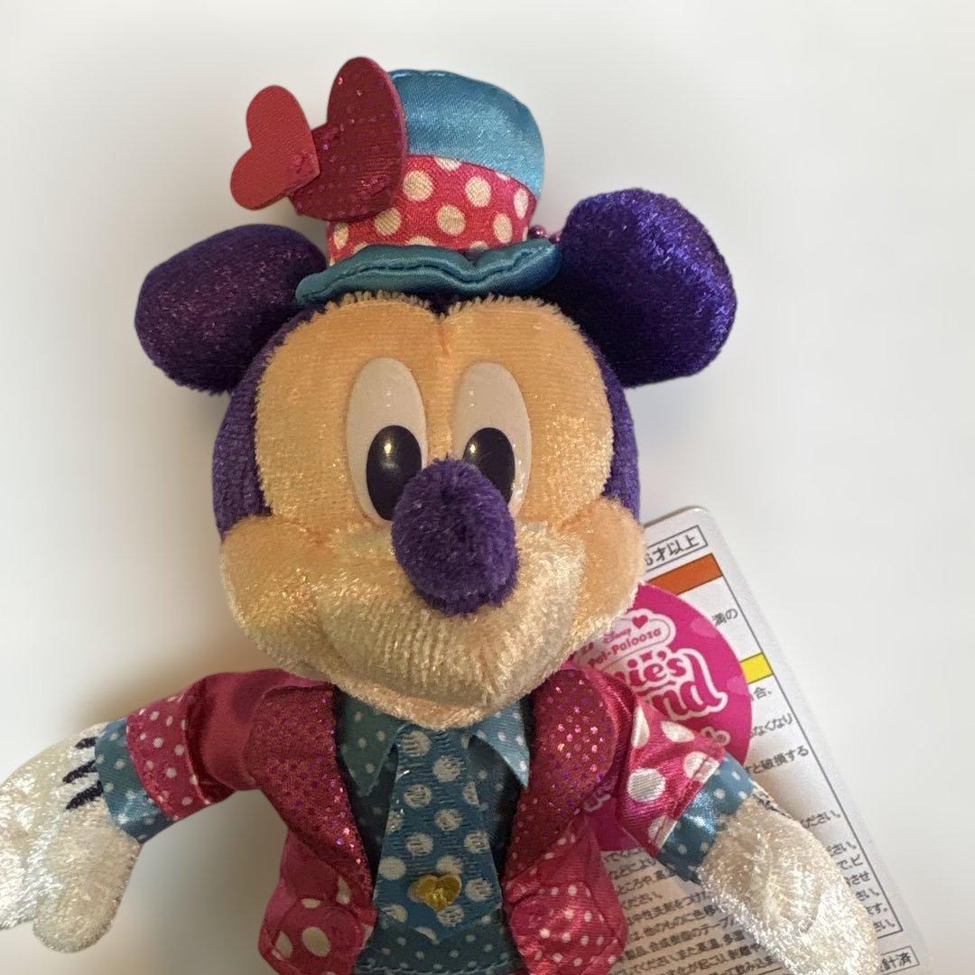 ディズニー　パルパルーザ　ぬいぐるみバッジ　ミッキー　ミニー
