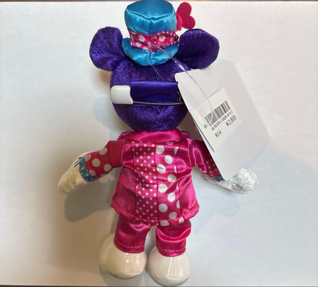 ディズニー　パルパルーザ　ぬいぐるみバッジ　ミッキー　ミニー