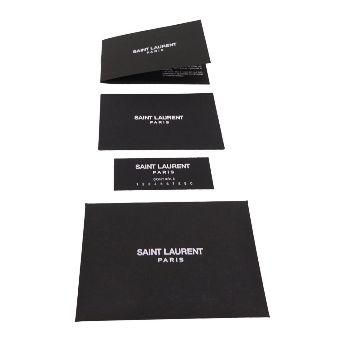 本物 良品 ■サンローラン パリ■Vステッチ マトラッセ カサンドラ 財布