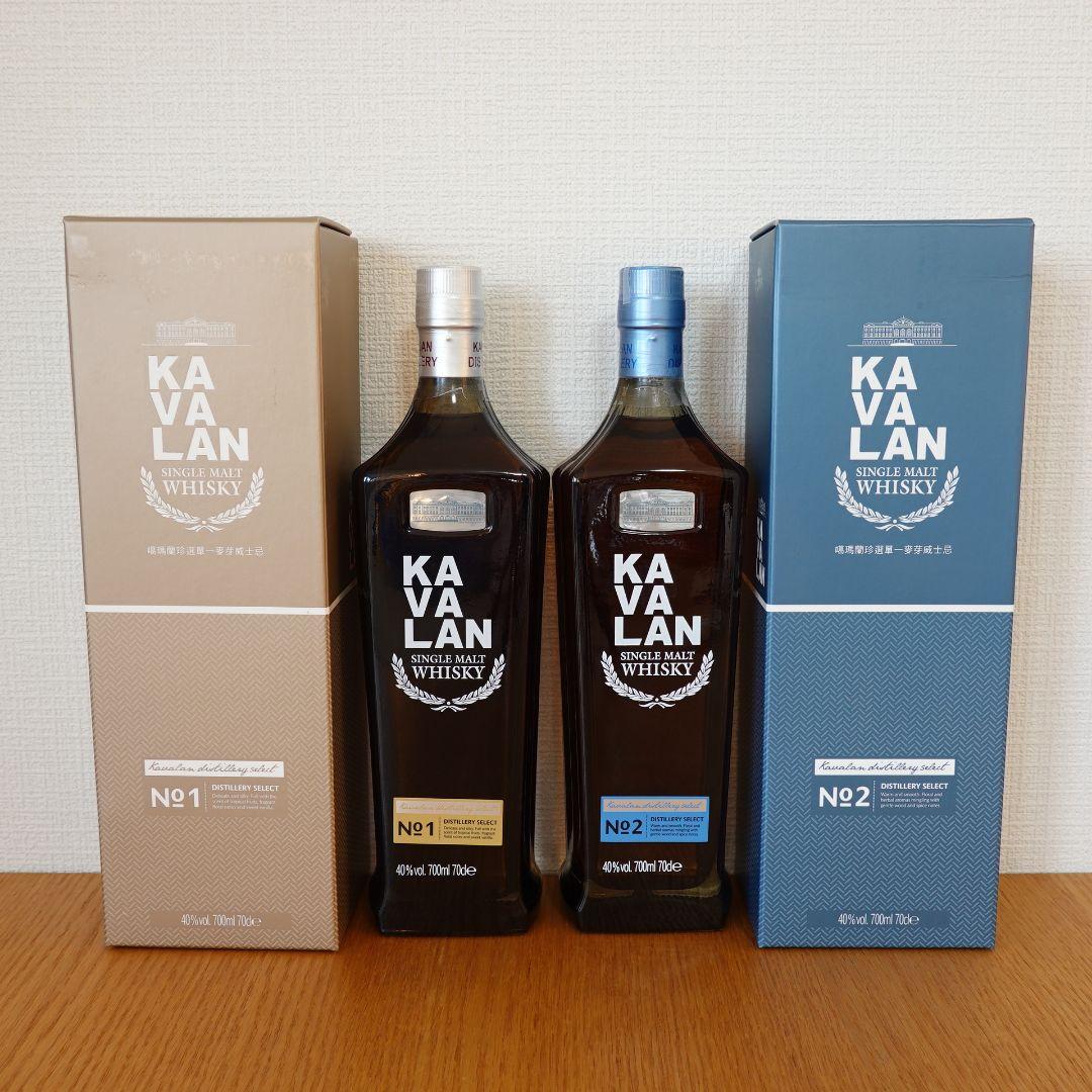 KAVALAN シングルモルトウイスキー No.1 & No.2 セット