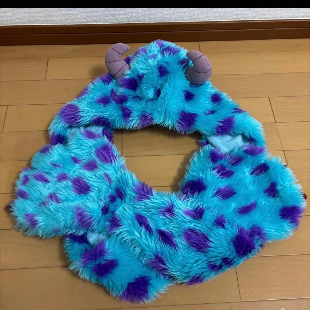 モンスターズインク サリー　マフラーファンキャップ　Disney