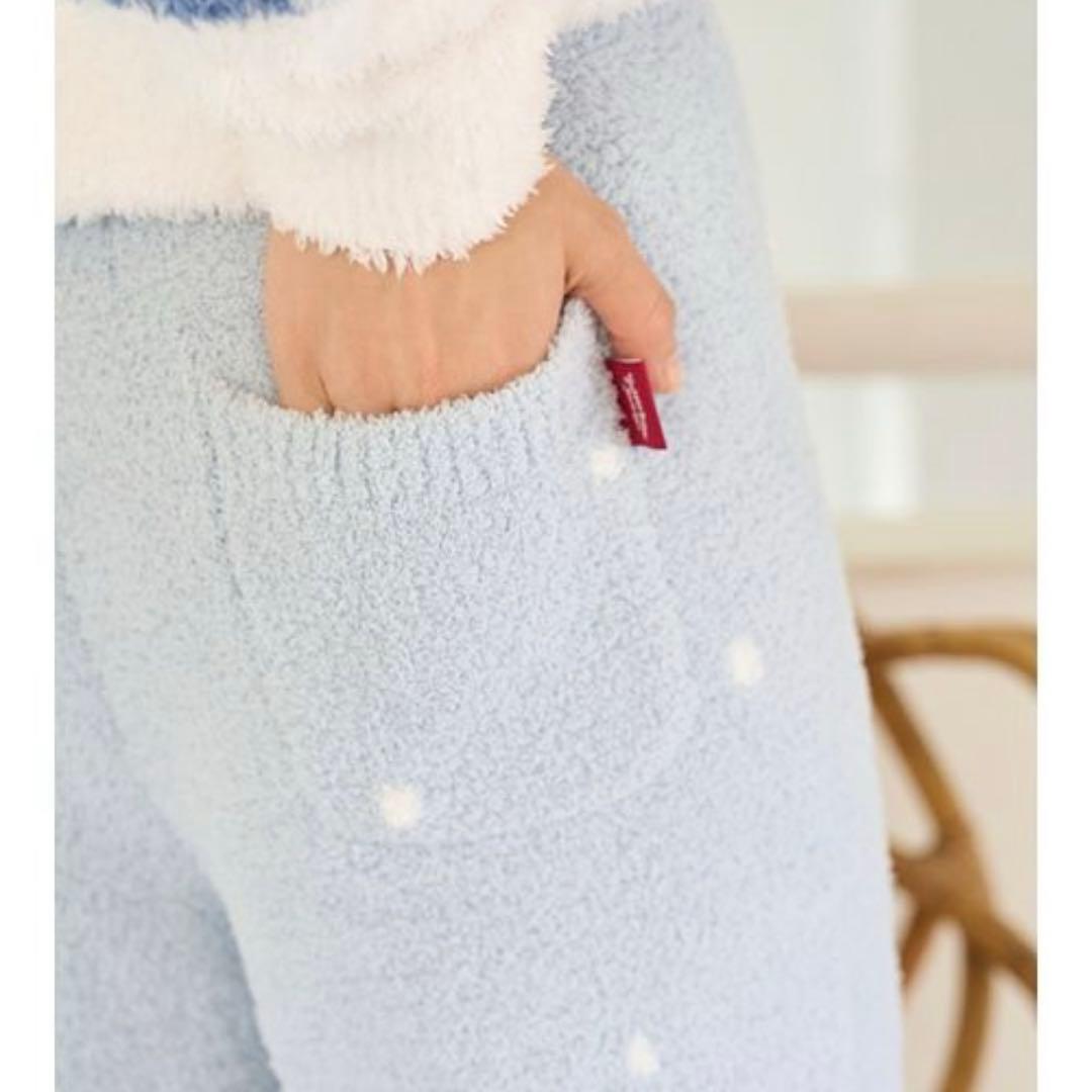 【新品タグ付】ジェラートピケ【HOLIDAY】スキーベアジャガードロングパンツ