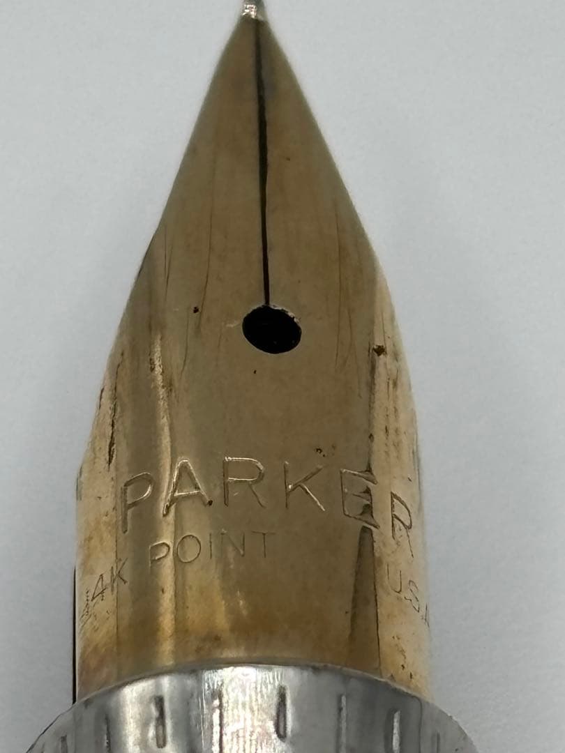 パーカー　75 　万年筆 　ペン先14K 　スターリングシルバー 　 USA製