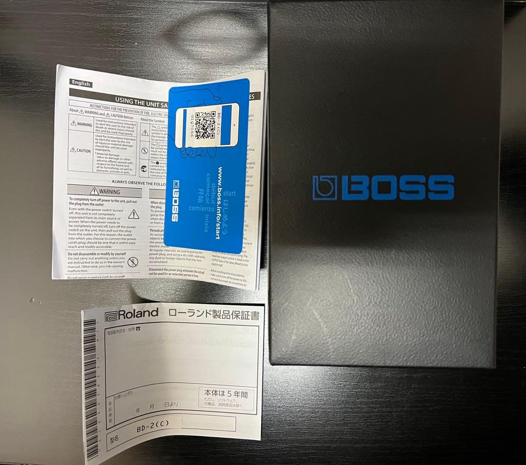 BOSS Blues D BD-2 箱保証書付き