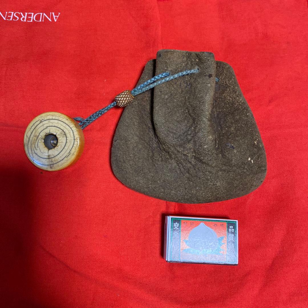 江戸末期の巾着。