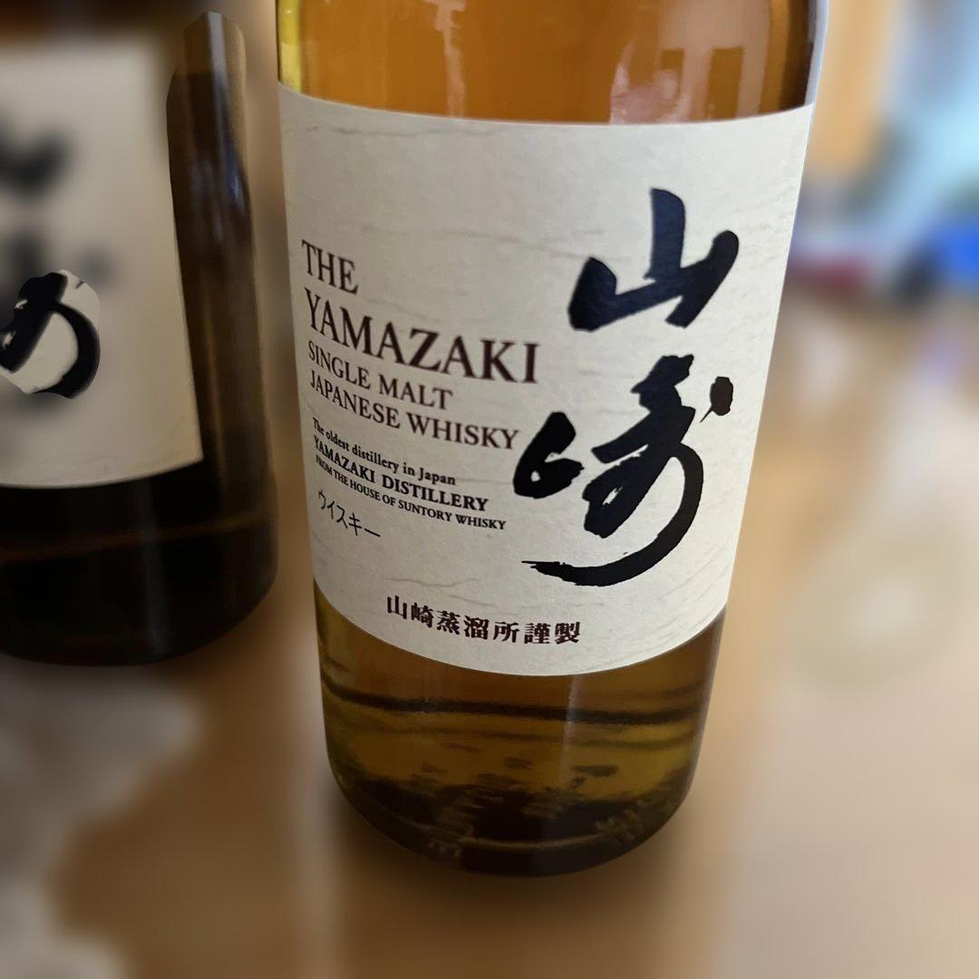 《新品未開封》サントリーシングルモルトウイスキー 山崎 180ml×６本