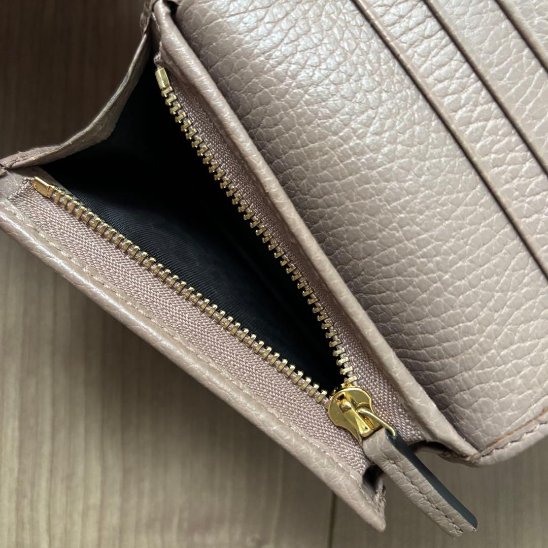 グッチ　ダブルGウォレット　二つ折り財布　レディース