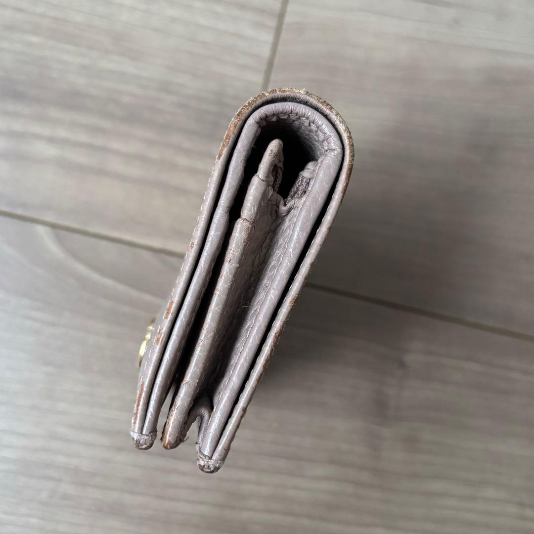 グッチ　ダブルGウォレット　二つ折り財布　レディース