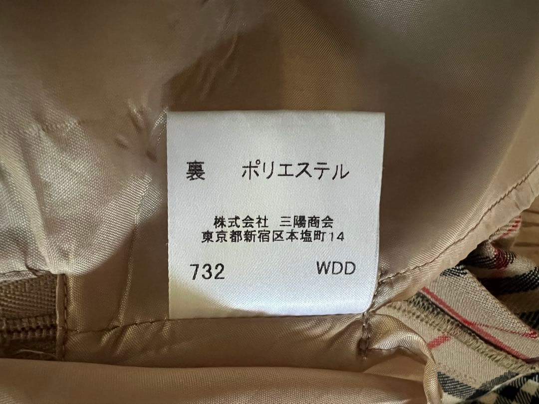 BURBERRY バーバリー チェック柄プリーツスカート サイズ150