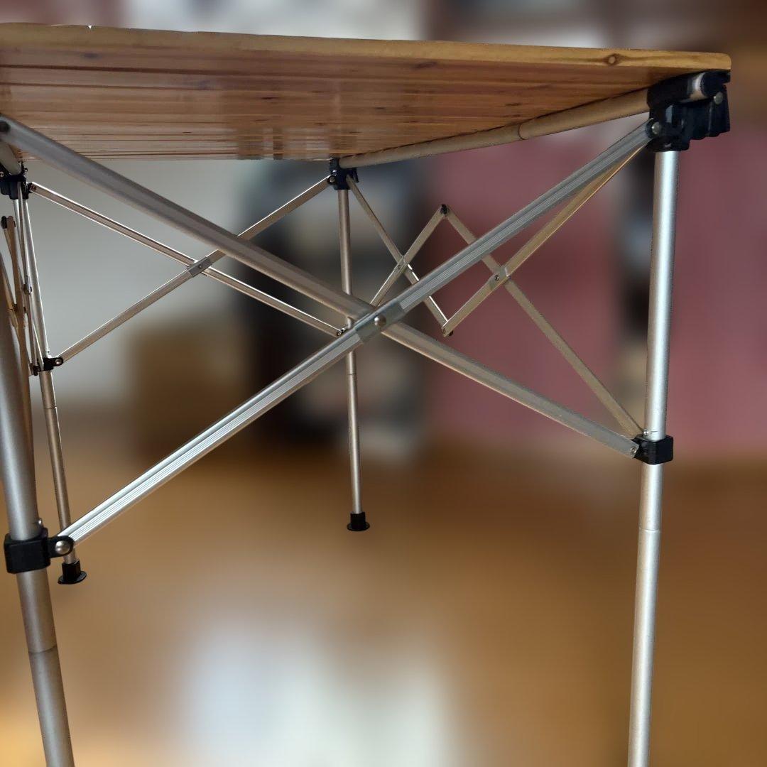 Coleman ナチュラルウッドロールテーブル　90