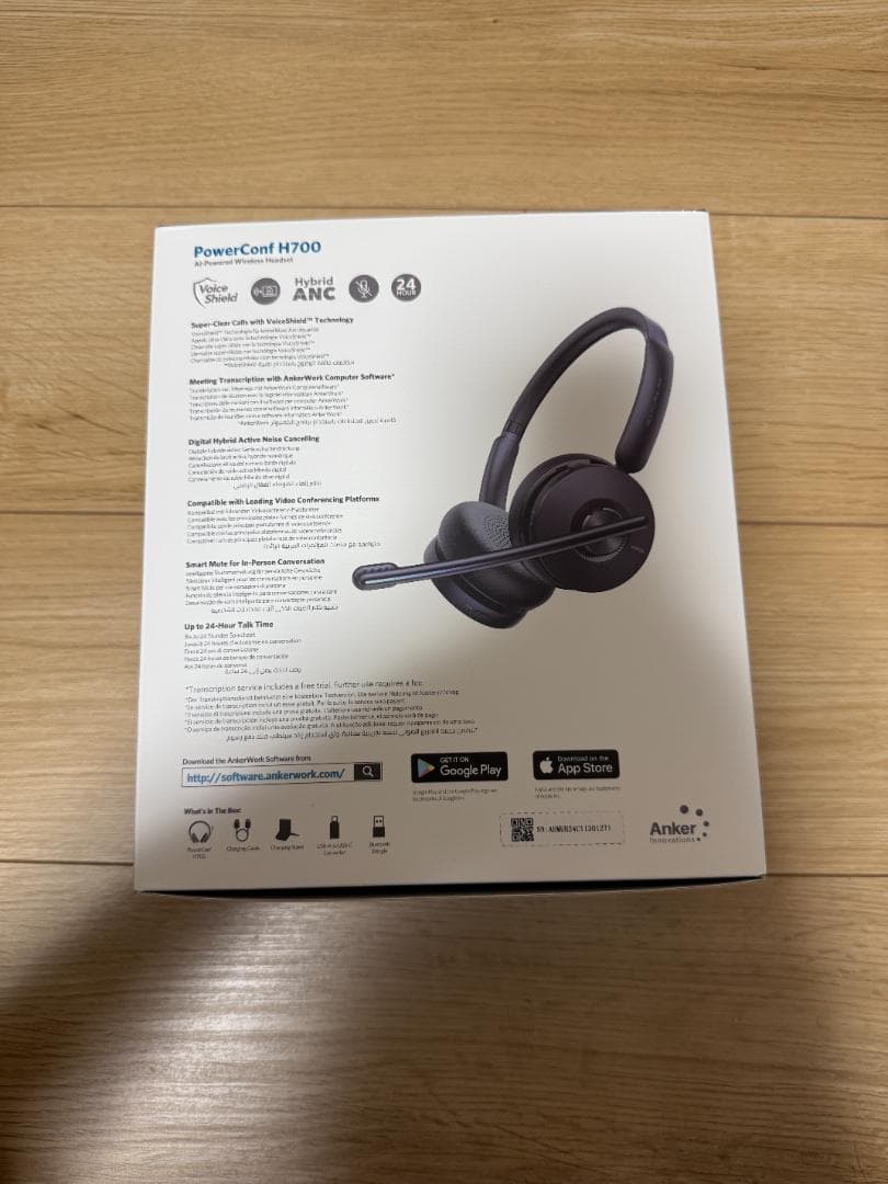 【美品】Anker PowerConf H700 ワイヤレスヘッドセット