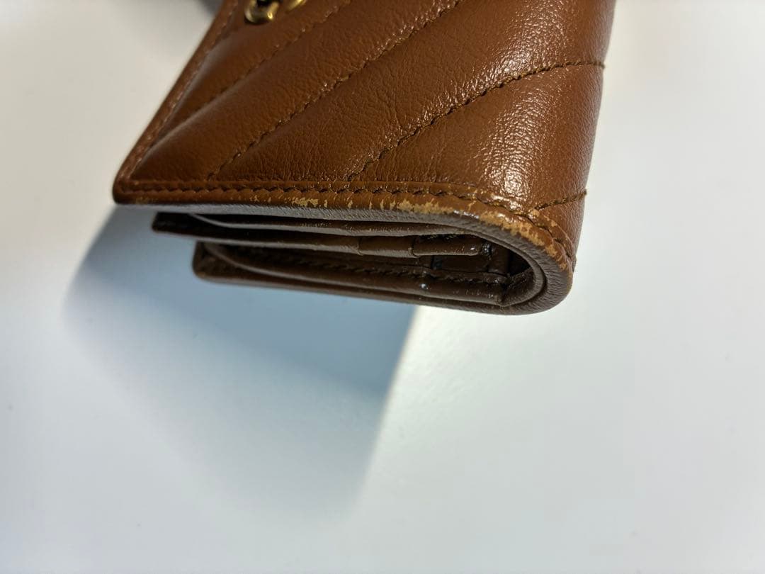 グッチ　マーモント　スモールウォレット　コンパクト財布　GUCCI