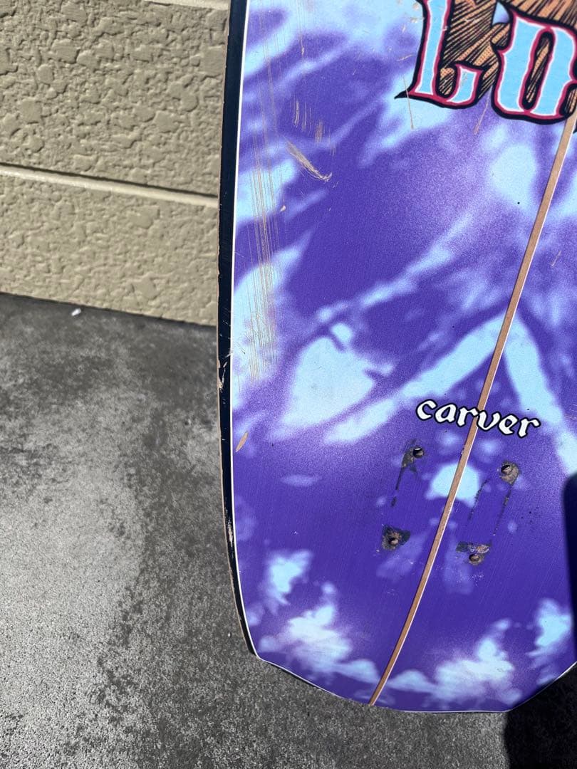 Lost Carver スケートボード タイダイ柄