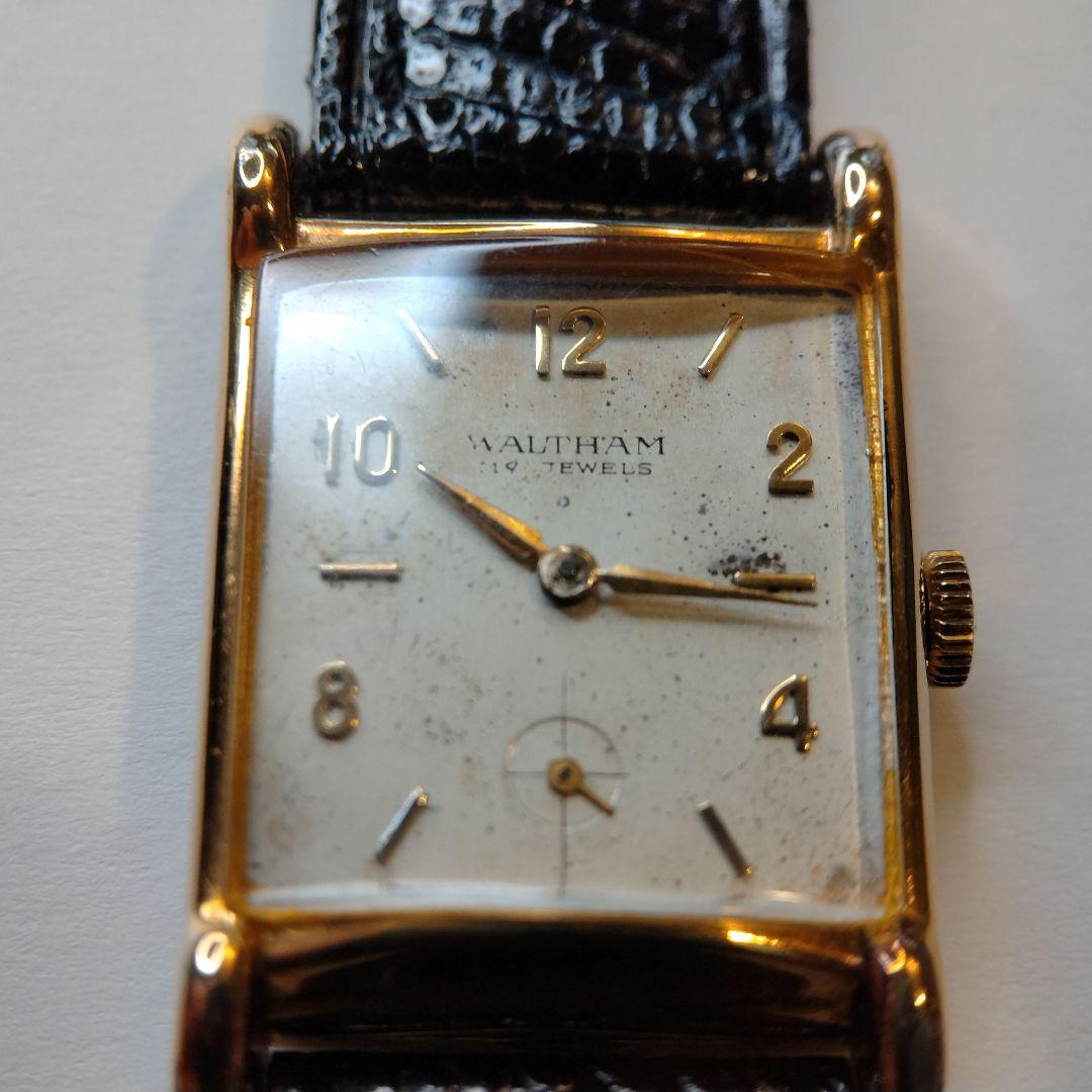 【1940s】WALTHAM スモセコ OH済 ヴィンテージ腕時計
