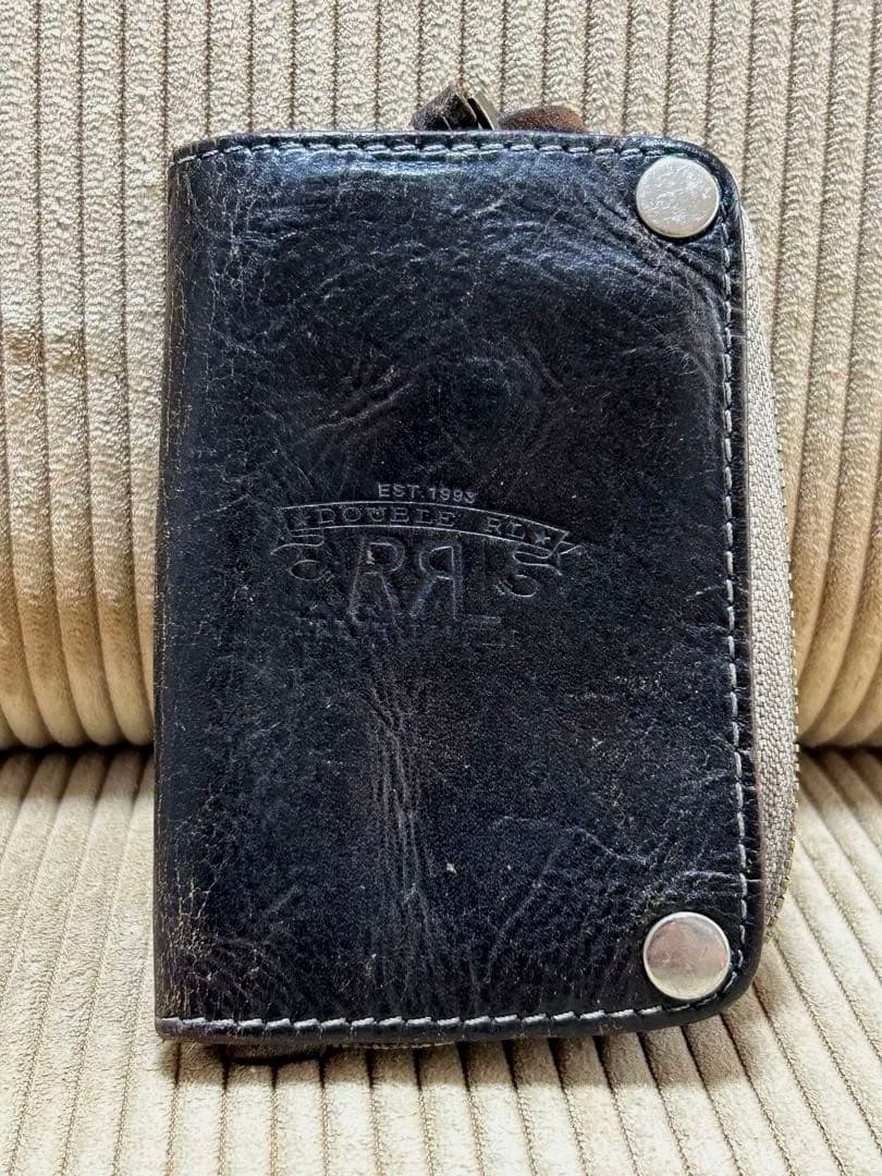 レア　ダブルアールエル　RRL 90s レザーキーケース　ケース　カード