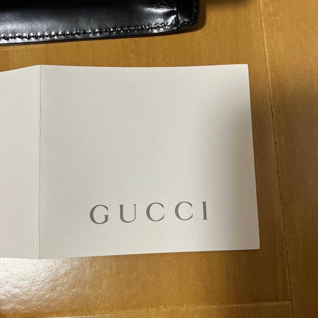 GUCCI 黒 ハンドバッグ 保存袋付き