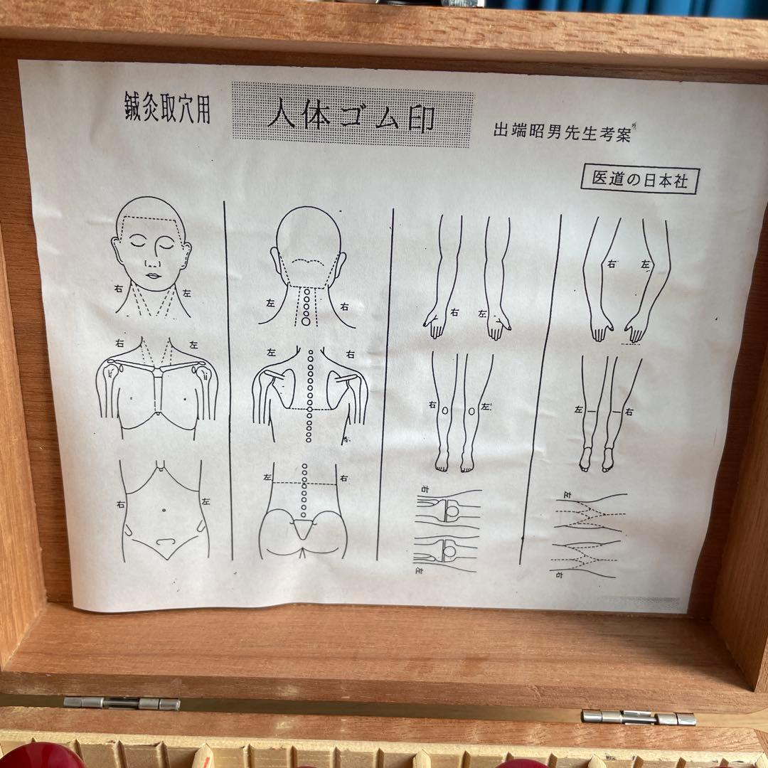 鍼灸用人体ゴム印（医道の日本社）
