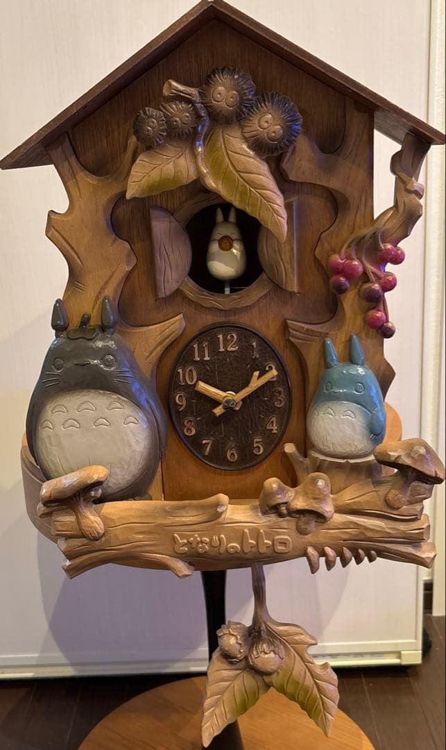 Y*i様 美品☆ジブリ となりのトトロ からくり時計 掛け時計 リズム　アンティ