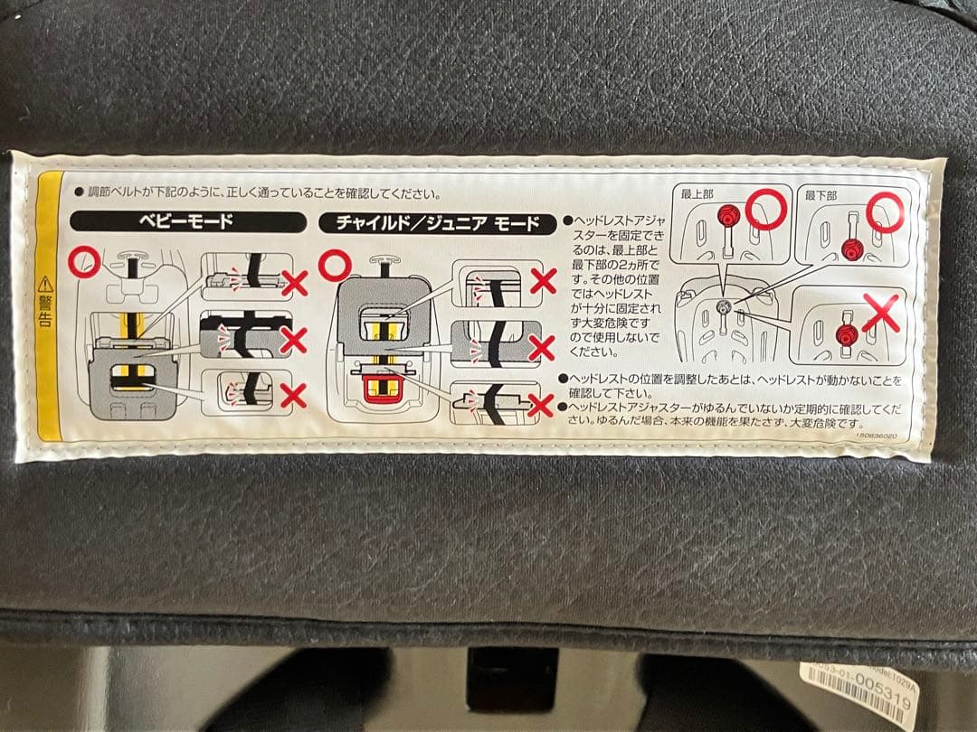 ⭐️美品・送料込・取説有⭐️コンビ チャイルドシート ウィゴーロングムーバーシリーズ