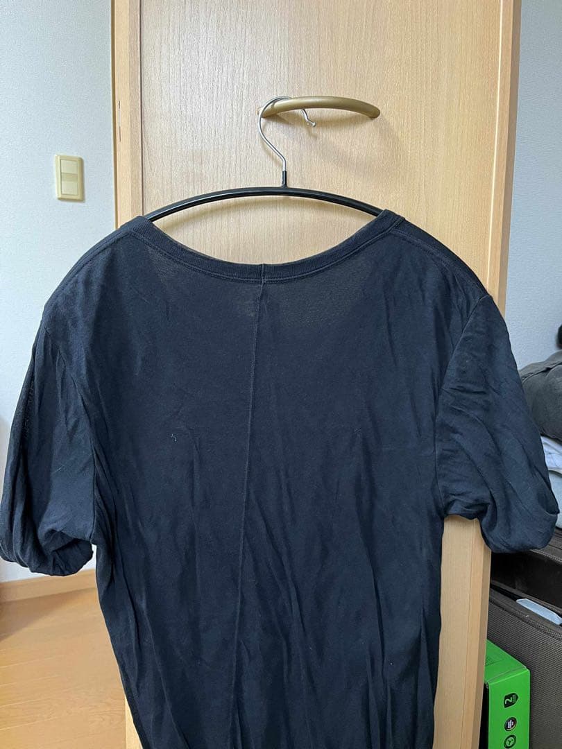 Rick Owensブラック Tシャツ XS