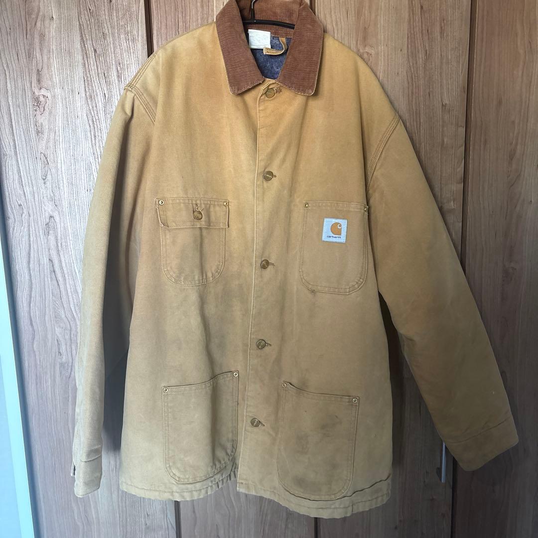 まちゃあき　Carhartt デトロイトジャケット ベージュ