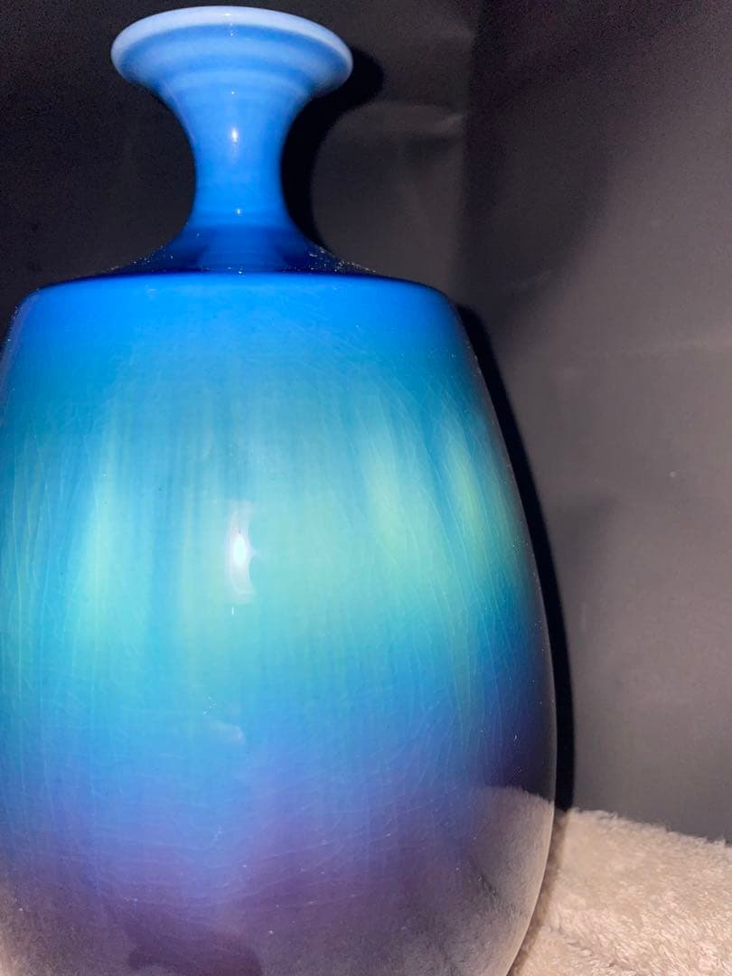 人間国宝　三代　徳田八十吉　壺