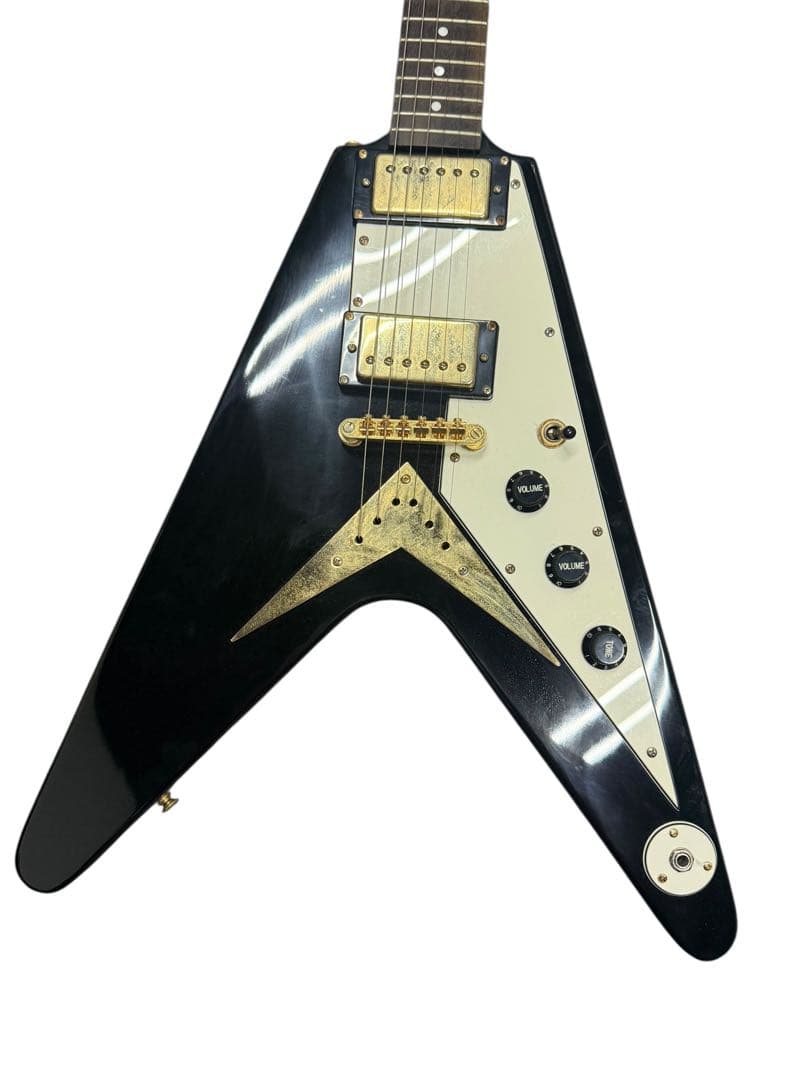 JUNO FV フライングV エレキギター ブラックKORINA コリーナタイプ