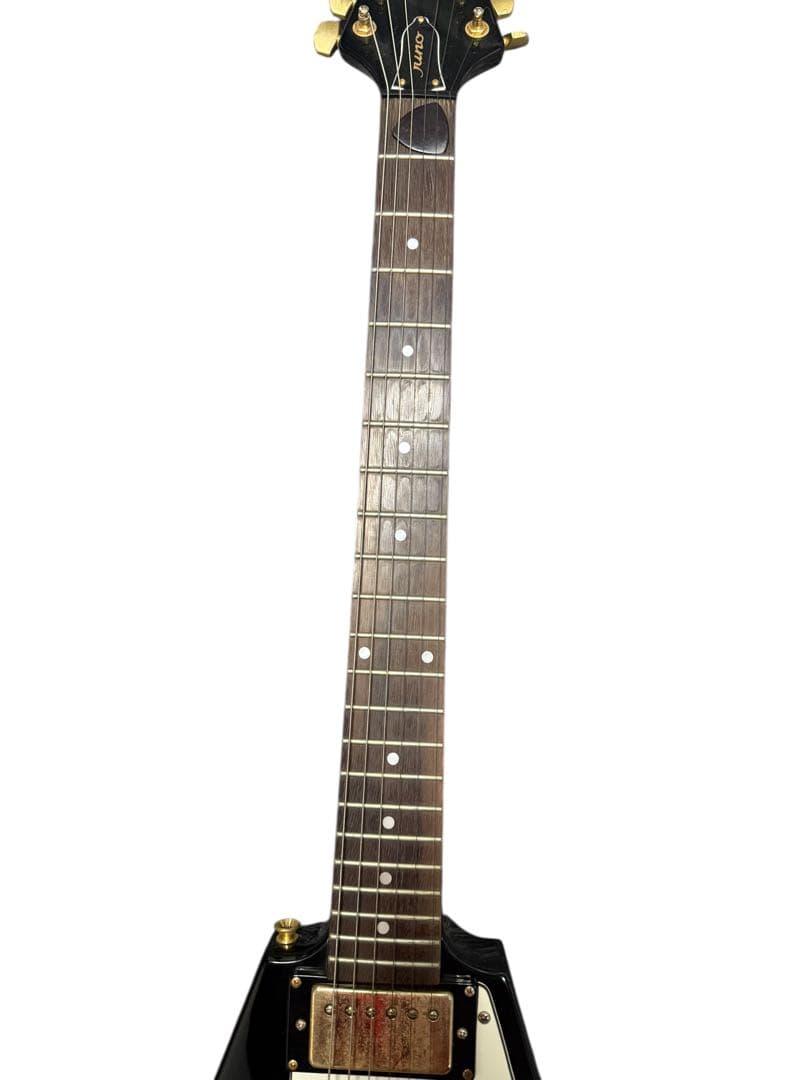 JUNO FV フライングV エレキギター ブラックKORINA コリーナタイプ