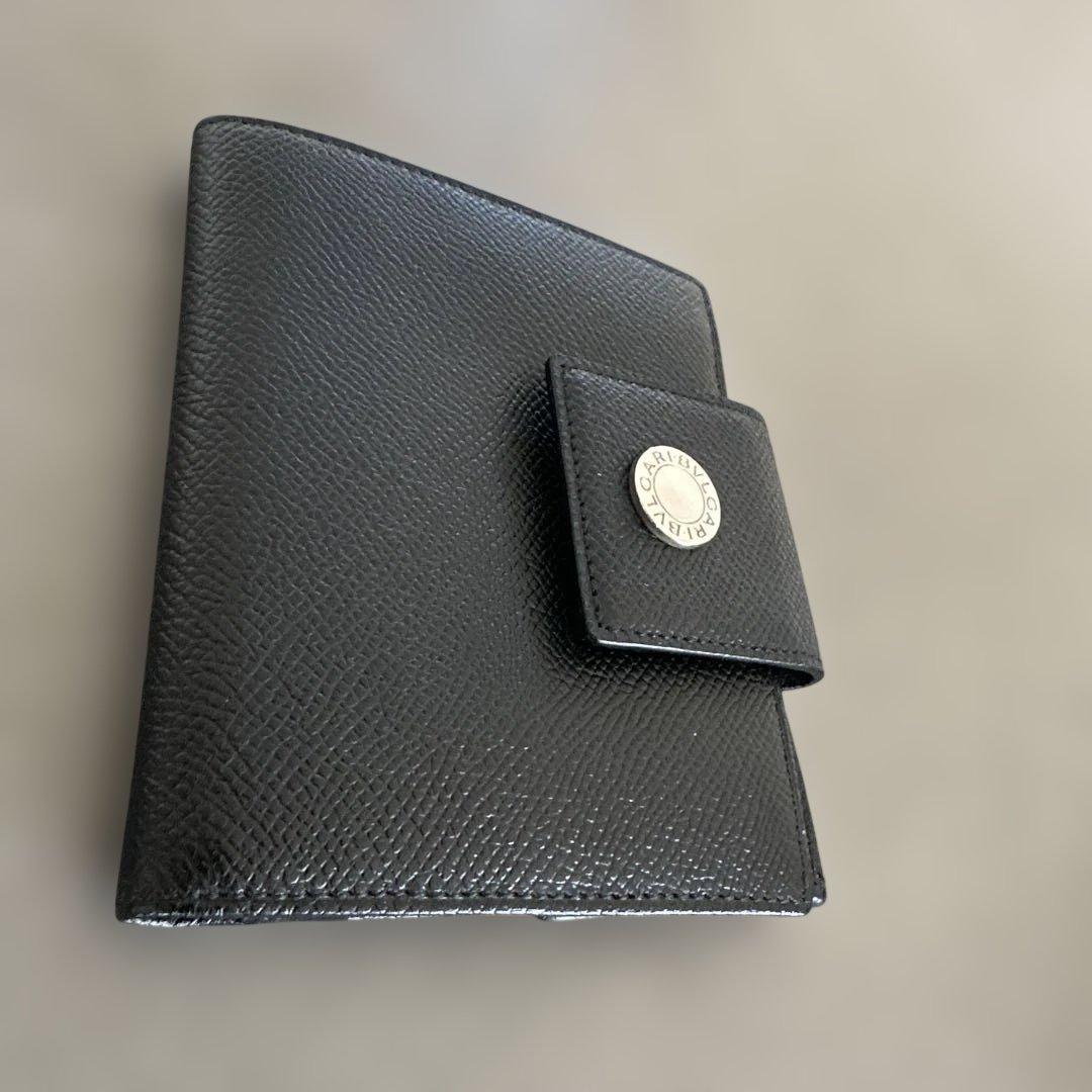 BVLGARI ブラック 二つ折り財布