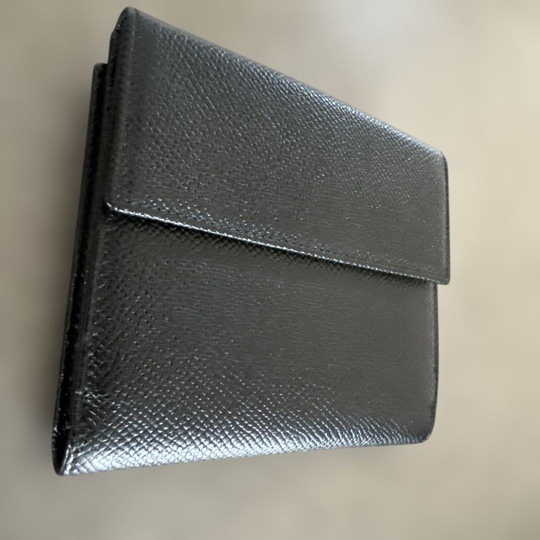 BVLGARI ブラック 二つ折り財布