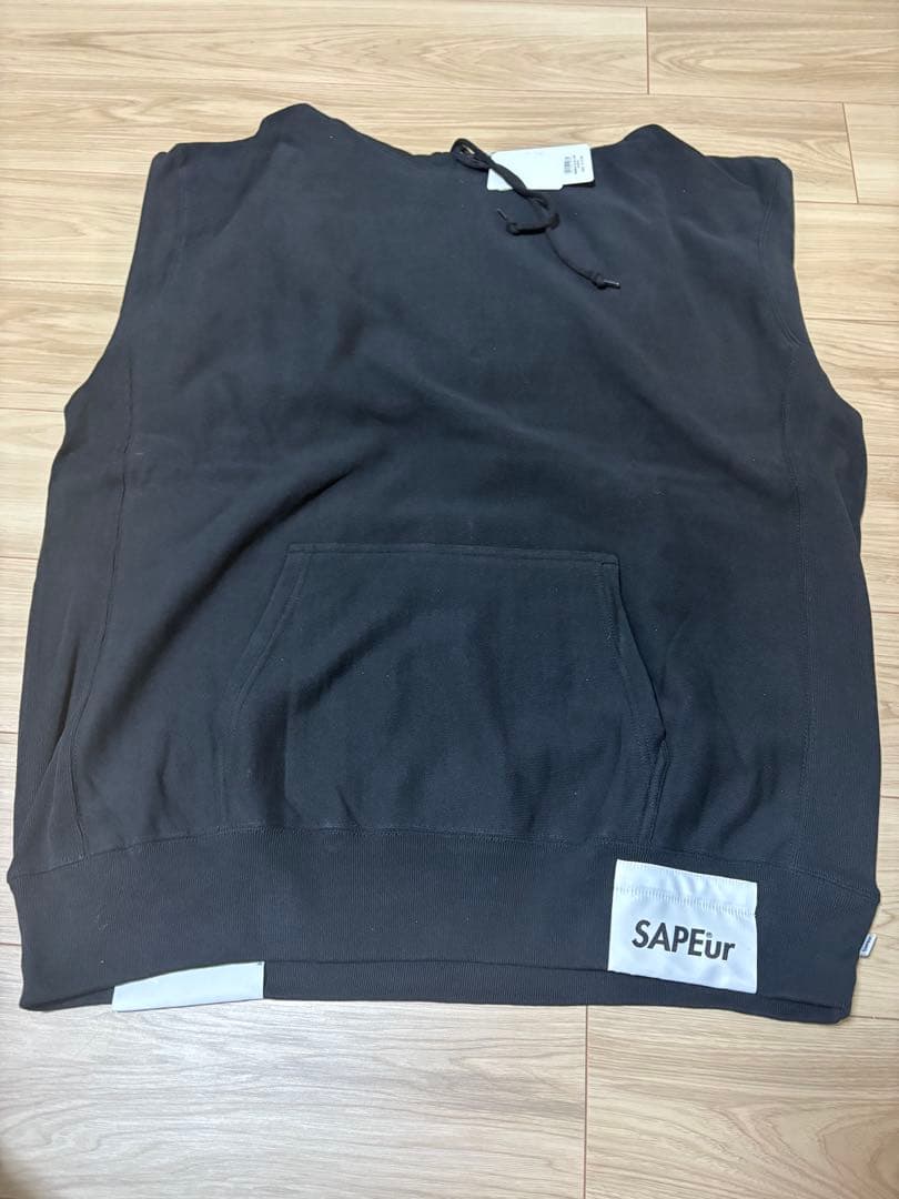 SAPEur BIG LABEL HOODIE サプール