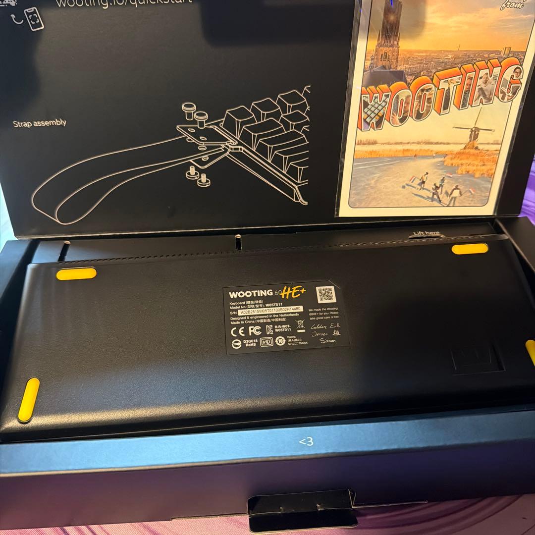 Wooting 60HE+ カスタム キーキャップ ケース