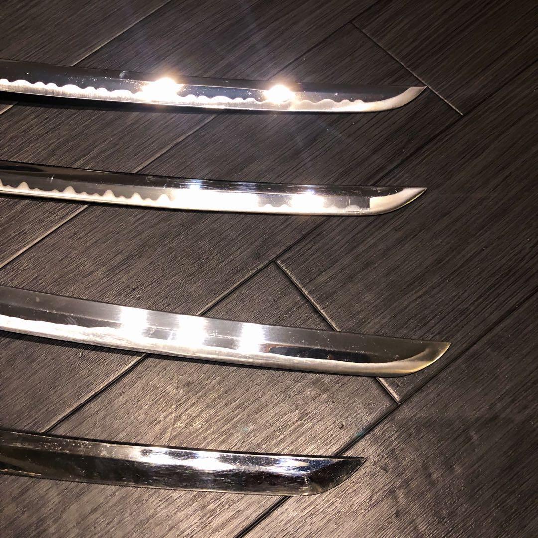 模造刀　大小4本セット　脇差　骨董品　模擬刀まとめ　藤巻