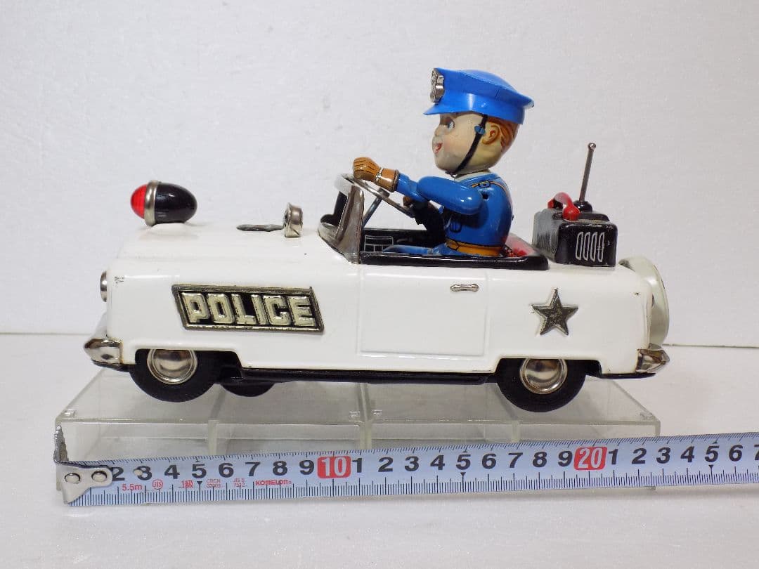 野村トーイ•新工社？ダブルネーム　電動　MYSTERY•POLIS.CAR動作品