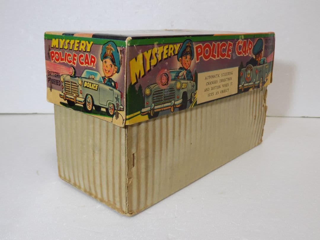 野村トーイ•新工社？ダブルネーム　電動　MYSTERY•POLIS.CAR動作品