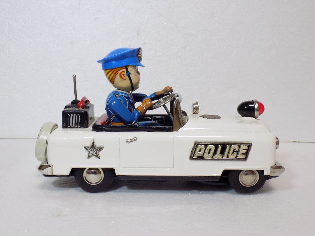 野村トーイ•新工社？ダブルネーム　電動　MYSTERY•POLIS.CAR動作品