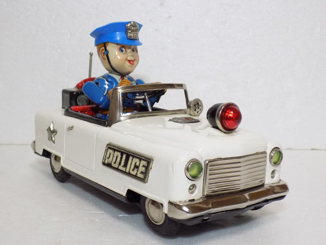 野村トーイ•新工社？ダブルネーム　電動　MYSTERY•POLIS.CAR動作品