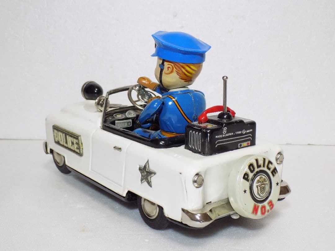 野村トーイ•新工社？ダブルネーム　電動　MYSTERY•POLIS.CAR動作品