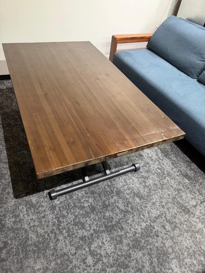 UP PULLEY LIFTING TABLE おしゃれ昇降式ダイニングテーブル