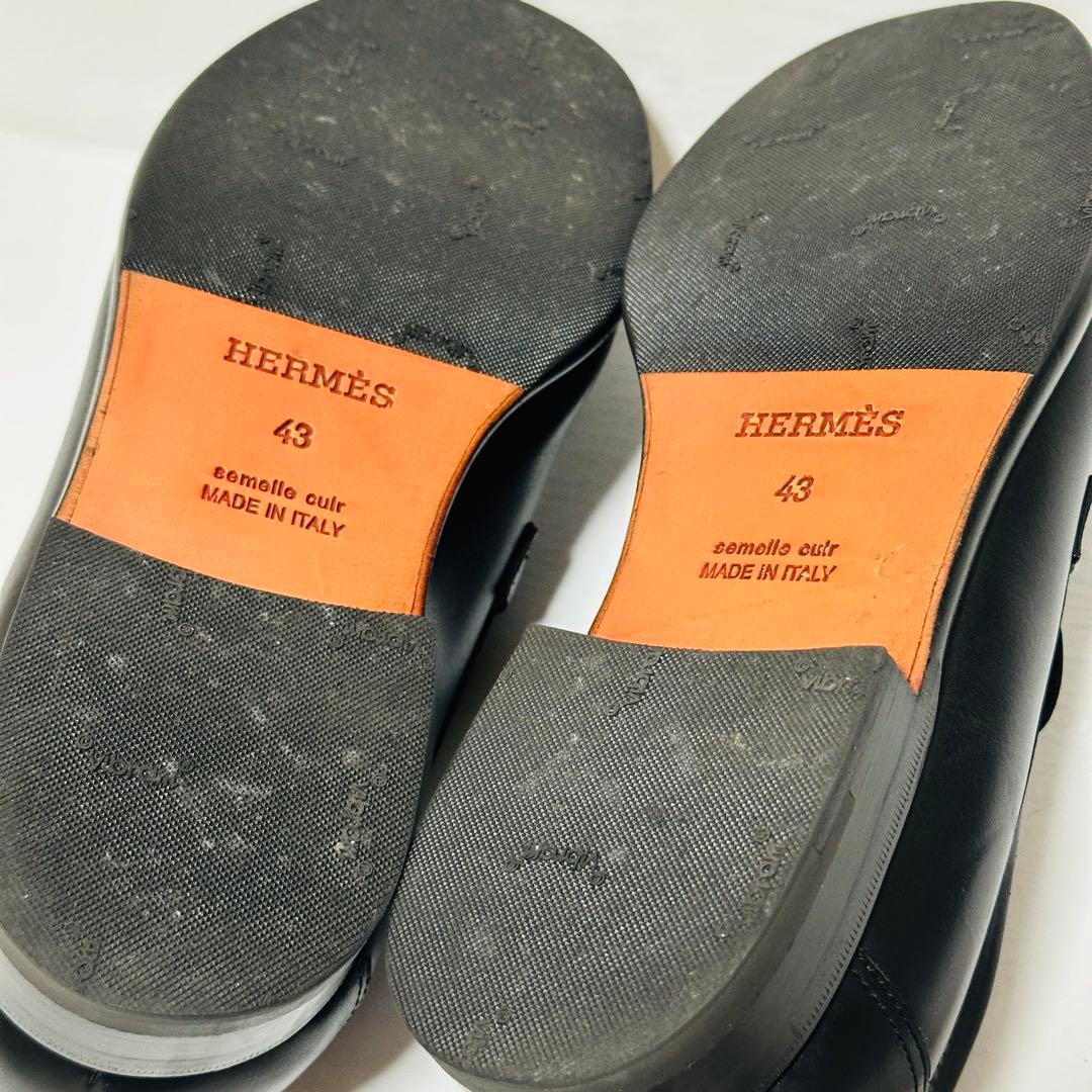 【サイズ48／28.0】HERMES モカシン 《デスタン》
